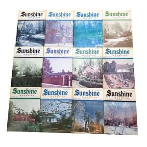 Vtg For All The Family Sunshine Magazine 1968 Set Jan-Dec Lot of 12 Easy to Read